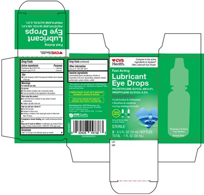 Cvs Health Fast Acting Lubricant Eye Drops 15ml Twin Pk (Cvs Fast Acting Lub Eye Drops Edsu Twin)
